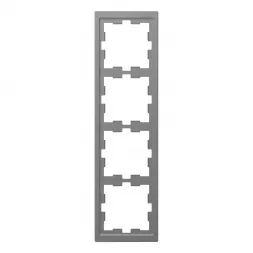 Рамка 4-постовая Schneider Electric Merten D-Life MTN4040-6536