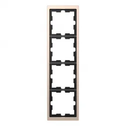 Рамка 4-постовая Schneider Electric Merten D-Life MTN4040-6551