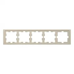 Рамка 5-постовая Schneider Electric Merten D-Life MTN4050-6533