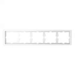 Рамка 5-постовая Schneider Electric Merten D-Life MTN4050-6535