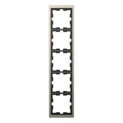 Рамка 5-постовая Schneider Electric Merten D-Life MTN4050-6550