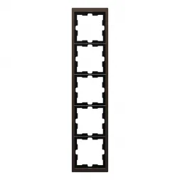 Рамка 5-постовая Schneider Electric Merten D-Life MTN4050-6552