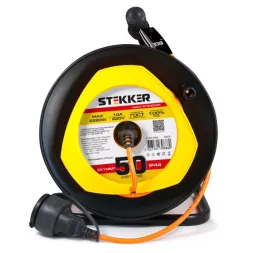 Удлинитель на пластиковой катушке Feron STD02-11-50 39636
