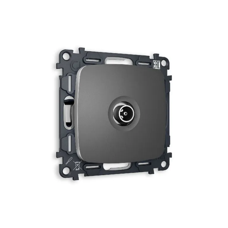 Комплект механизма TV розетки проходной 5-1000 MHz 4dB Ambrella Volt Omega MO663030