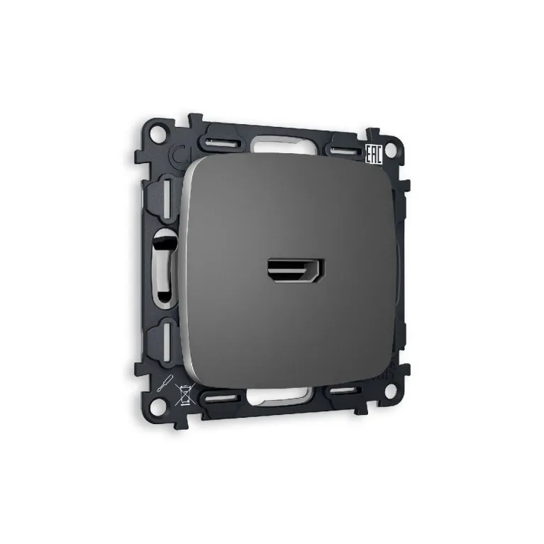 Комплект механизма розетки HDMI 2.0 40V/500mA 2.0GHz 5-18Gbit/s Ambrella Volt Omega MO664010
