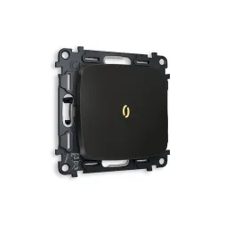 Комплект механизма 1-кл проходного выключателя с подсветкой Ambrella Volt Omega MO802030