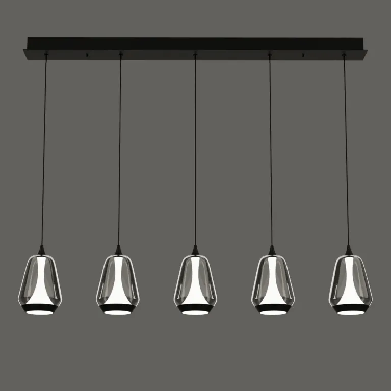 Подвесной светильник Delight Collection MD24001011-5B black/smoky