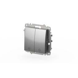 Переключатель двухклавишный ELBI Zena Vega 609-011000-211