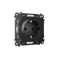 Комплект механизма розетки с/з на винтовых зажимах Ambrella Volt Omega MO806010