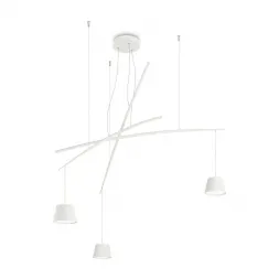 Подвесная люстра Ideal Lux Fish SP3 Bianco