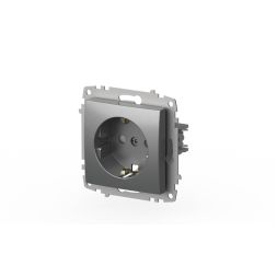 Розетка с заземлением и защитой от детей ELBI Zena Vega 609-011000-243