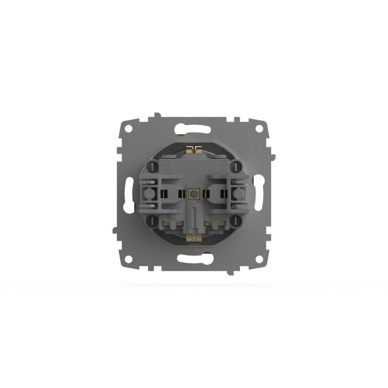 Розетка с заземлением и защитой от детей ELBI Zena Vega 609-011000-243