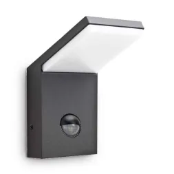 Уличный настенный светодиодный светильник Ideal Lux Style AP1 Sensor Antracite 221519