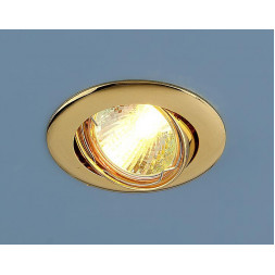 Встраиваемый светильник Elektrostandard 104S MR16 GD золото 4690389060267