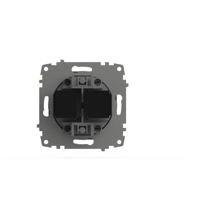 Розетка компьютерная двухместная ( Cat 6) ELBI Zena Vega 609-011000-248