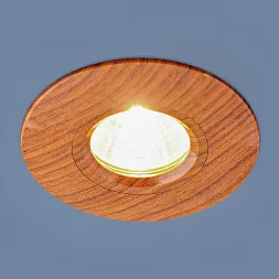 Встраиваемый светильник Elektrostandard 108 MR16 BR дуб 4690389081859