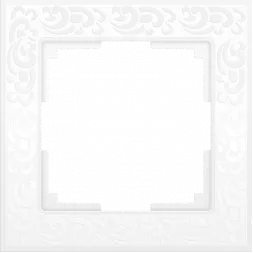 Рамка Flock на 1 пост белая WL05-Frame-01-white 4690389046704