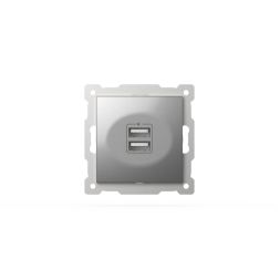 Розетка USB 5V 2,1A 2-я ELBI Zena Vega 609-011000-143