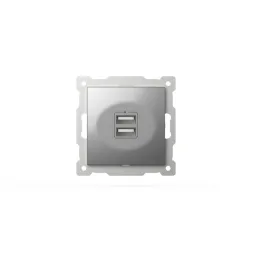 Розетка USB 5V 2,1A 2-я ELBI Zena Vega 609-011000-143