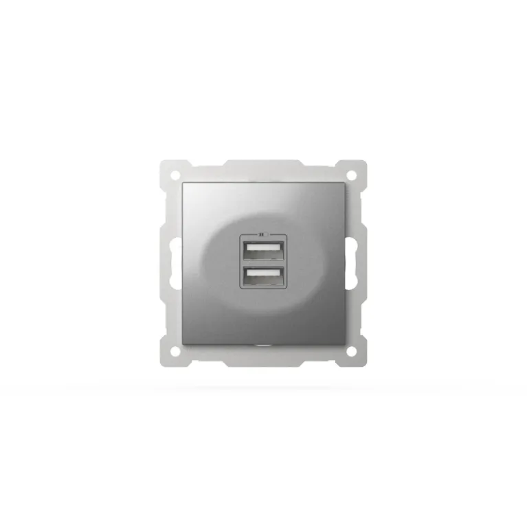 Розетка USB 5V 2,1A 2-я ELBI Zena Vega 609-011000-143