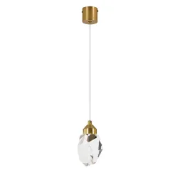 Подвесной светильник Indigo Cristallo 12053/1P Brass V000132L