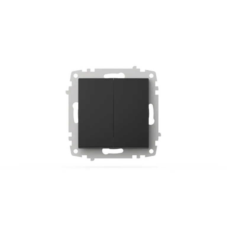Выключатель двухклавишный ELBI Zena Vega 609-014800-202
