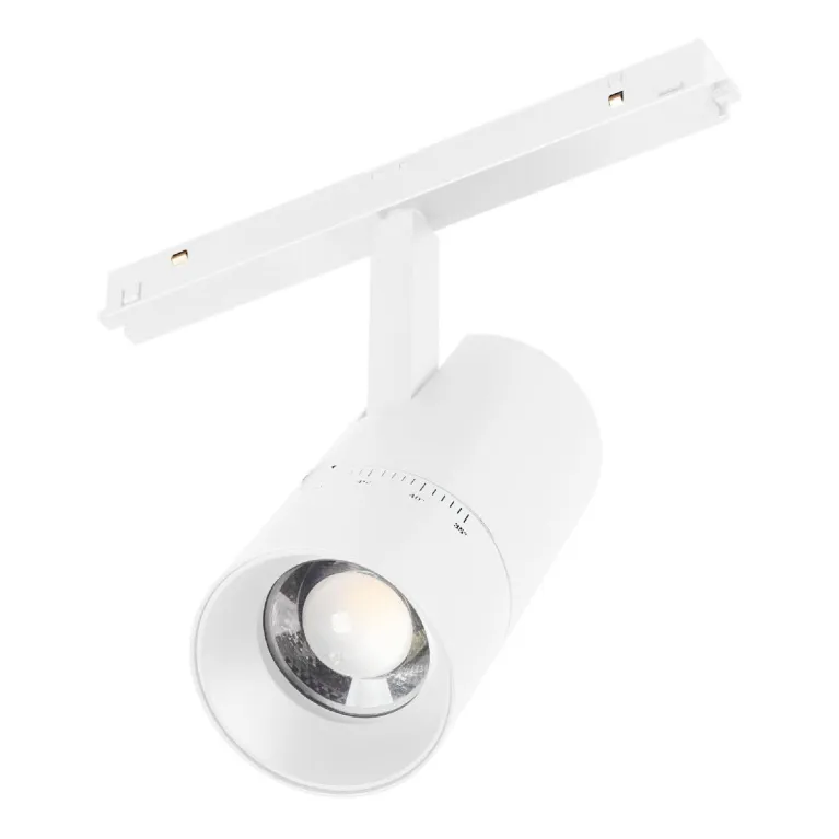 Трековый магнитный светильник Arlight MAG-ORIENT-SPOT-ZOOM-R65-15W Warm3000 (WH, 34-60 deg, 48V) 044
