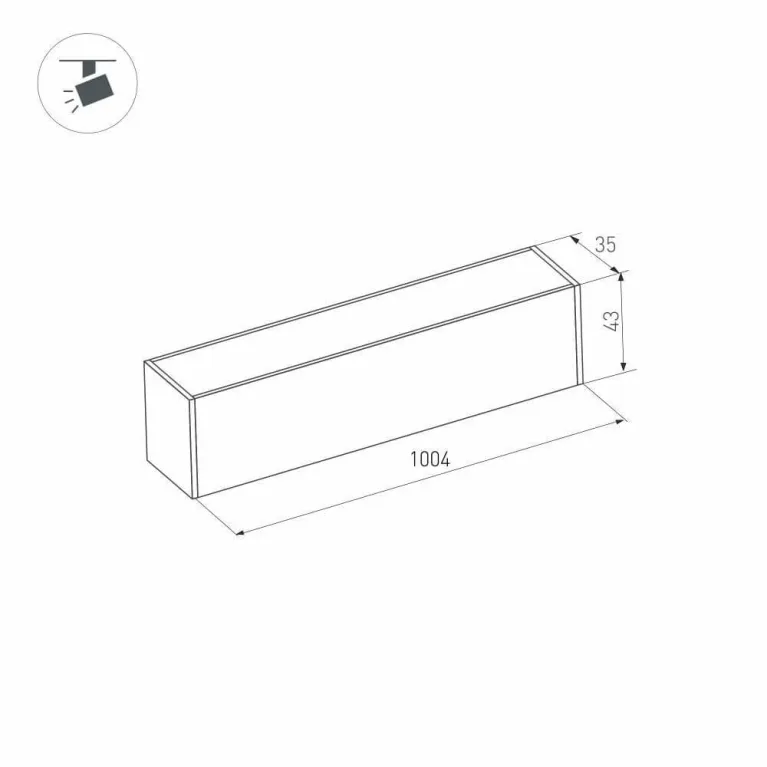 Трековый светодиодный светильник для магнитного шинопровода Arlight Mag-Flat-45-L1005-30W Day4000 02