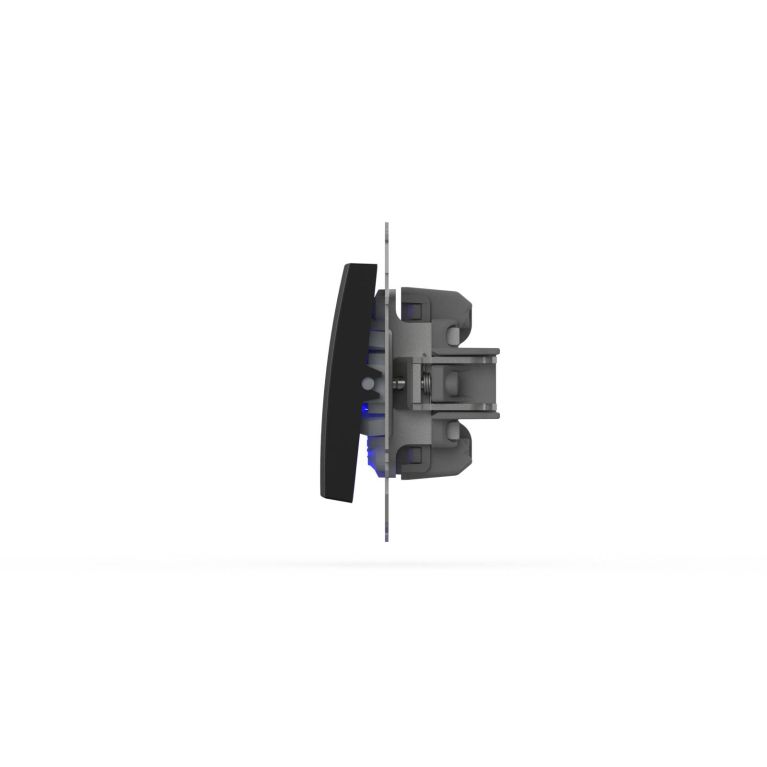 Выключатель двухклавишный с подсветкой ELBI Zena Vega 609-014800-203