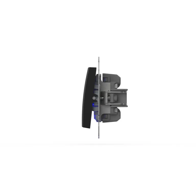 Выключатель двухклавишный с подсветкой ELBI Zena Vega 609-014800-203