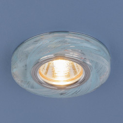 Встраиваемый светильник Elektrostandard 2191 MR16 CL/BL прозрачный/голубой 4690389096112