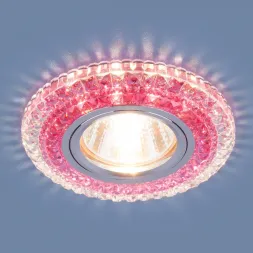 Встраиваемый светильник Elektrostandard 2193 MR16 CL/PK прозрачный/розовый 4690389098888