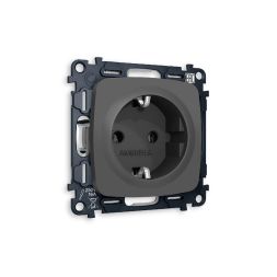 Комплект механизма розетки с/з на винтовых зажимах Ambrella Volt Omega MO906010