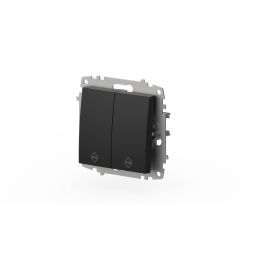 Переключатель двухклавишный ELBI Zena Vega 609-014800-211