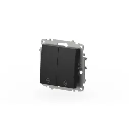 Переключатель двухклавишный ELBI Zena Vega 609-014800-211