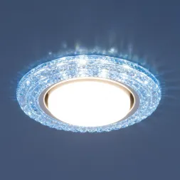 Встраиваемый светильник Elektrostandard 3030 GX53 BL синий 4690389083334