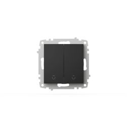 Выключатель двухклавишный ELBI Zena Vega 609-014800-257