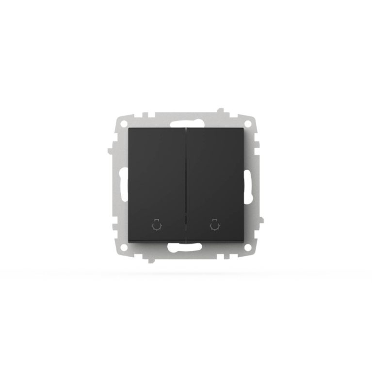 Выключатель двухклавишный ELBI Zena Vega 609-014800-257