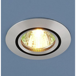 Встраиваемый светильник Elektrostandard 5106 MR16 SL/BK серебро/черный 4690389009099