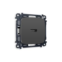Комплект механизма розетки HDMI 2.0 40V/500mA 2.0GHz 5-18Gbit/s Ambrella Volt Omega MO914010