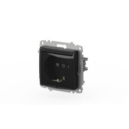 Розетка с крышкой, заземлением и защитой от детей ELBI Zena Vega 609-014800-219
