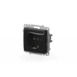 Розетка с крышкой, заземлением и защитой от детей ELBI Zena Vega 609-014800-219