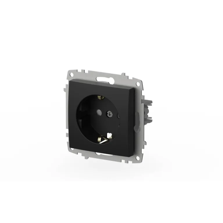 Розетка с заземлением и защитой от детей ELBI Zena Vega 609-014800-243