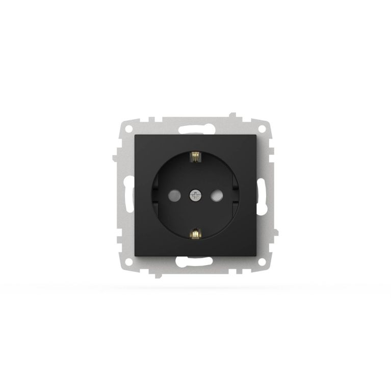 Розетка с заземлением и защитой от детей ELBI Zena Vega 609-014800-243