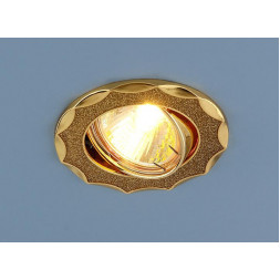Встраиваемый светильник Elektrostandard 612 MR16 GD золотой блеск/золото 4690389000102