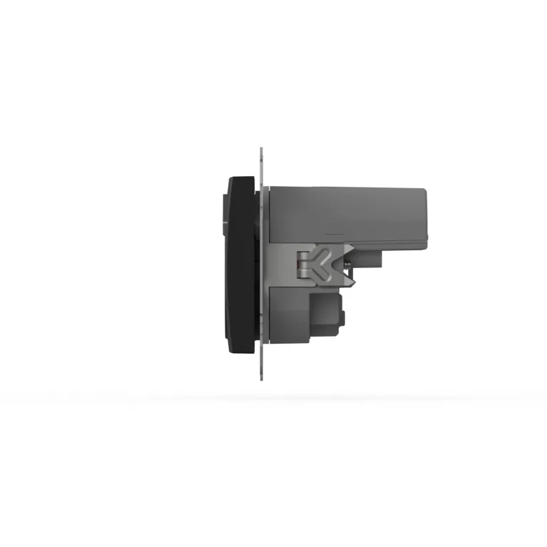 Розетка с заземлением и защитой от детей + два входа USB для заряда устройства ELBI Zena Vega 609-01