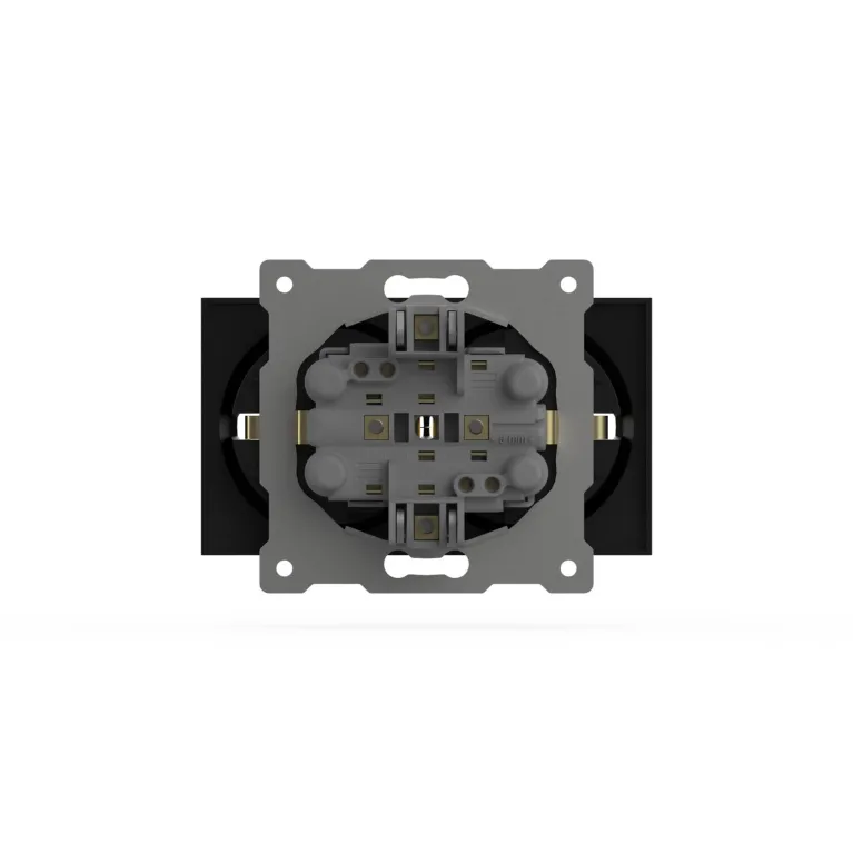 Розетка двухместная с заземлением ELBI Zena Vega 609-014800-907
