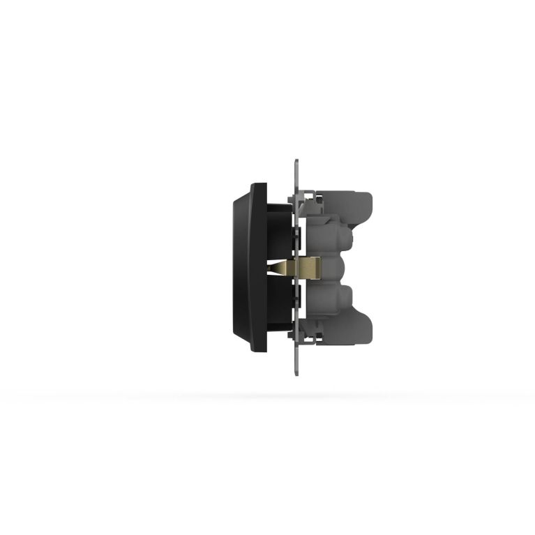 Розетка двухместная с заземлением ELBI Zena Vega 609-014800-907