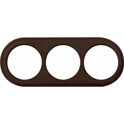 Рамка Legend на 3 поста венге WL15-frame-03 4690389100956