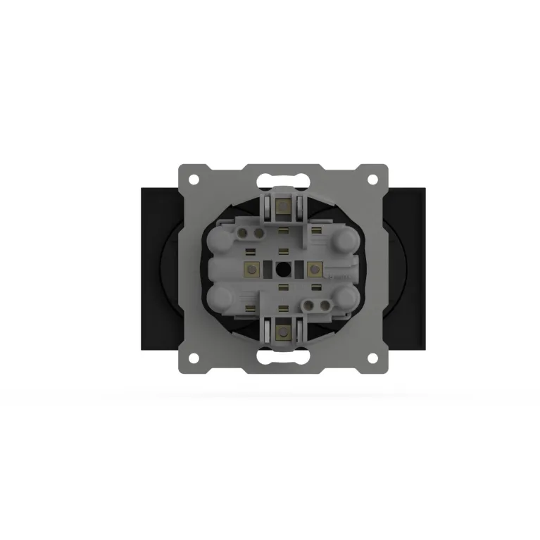 Розетка двухместная без заземления ELBI Zena Vega 609-014800-908